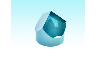 Dia25.4mm N-BK7 Corner Cube Retroreflector